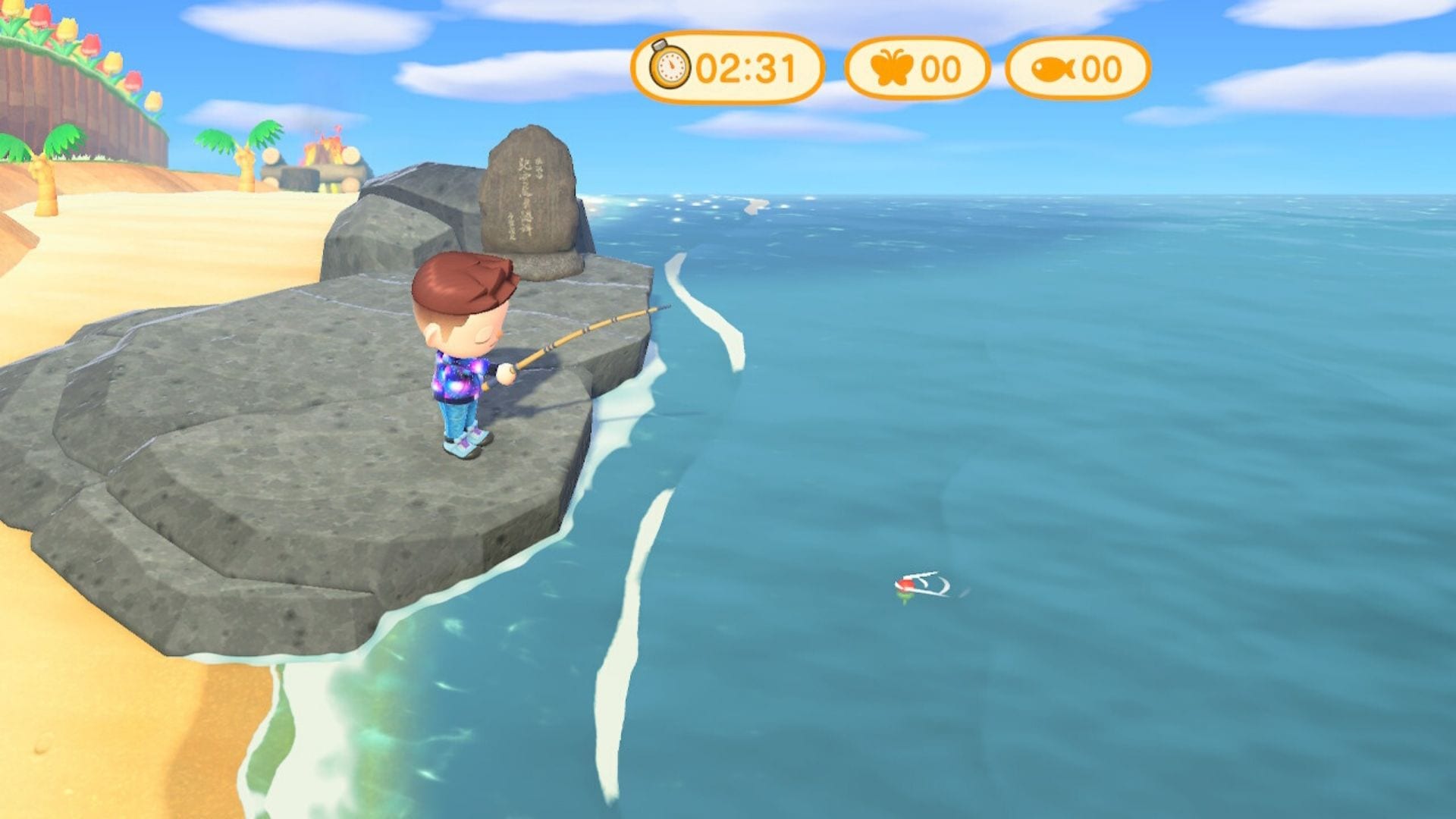 Torneo di pesca con timer di Animal Crossing di New Horizons