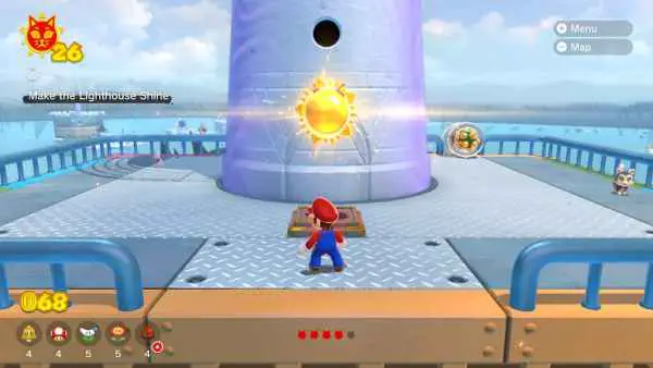 Bowser Fury Pipe Path Tower Cat Shines