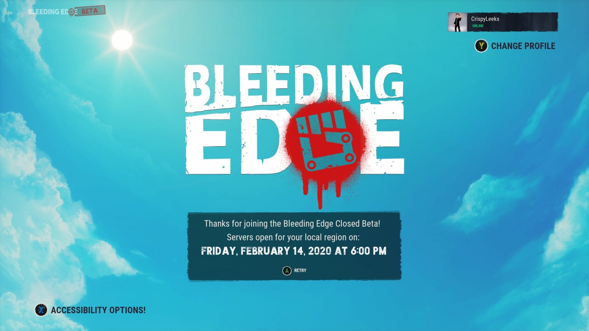Bleeding Edge beta