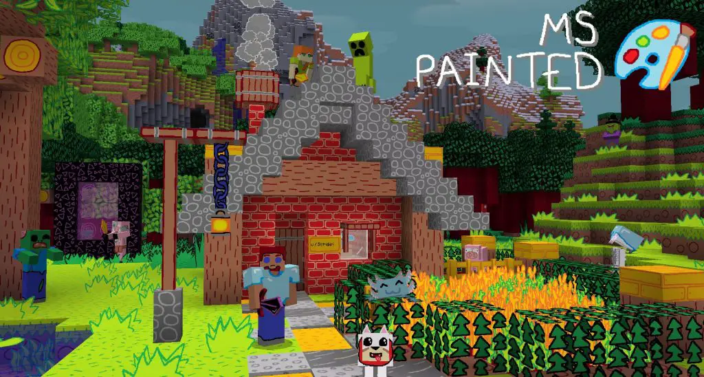 Pacchetto texture dipinte Minecraft MS 2