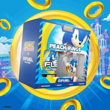 Bevanda energetica Sonic the Hedgehog, G Fuel, Peach Rings