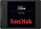 Disco rigido interno SanDisk Ultra 3D SSD da 1 TB (SSD interno da 2,5 pollici, resistente agli urti, tecnologia 3D NAND, tecnologia n-Cache 2.0, velocità di trasferimento 560 MB/s) Nero