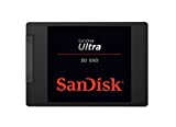 Disco rigido interno SanDisk Ultra 3D SSD da 4 TB (2,5 pollici, antiurto, tecnologia 3D NAND, tecnologia n-Cache 2.0, velocità di trasferimento 560 MB/s) nero
