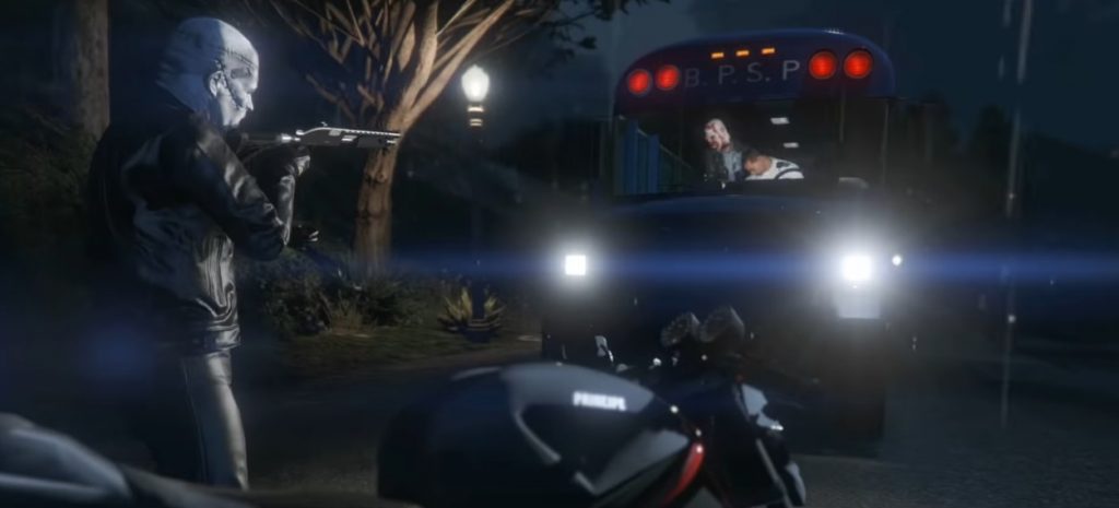 Autobus di GTA Online rapinato