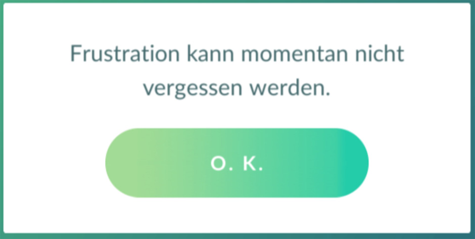 Pokemon GO Dimentica la frustrazione