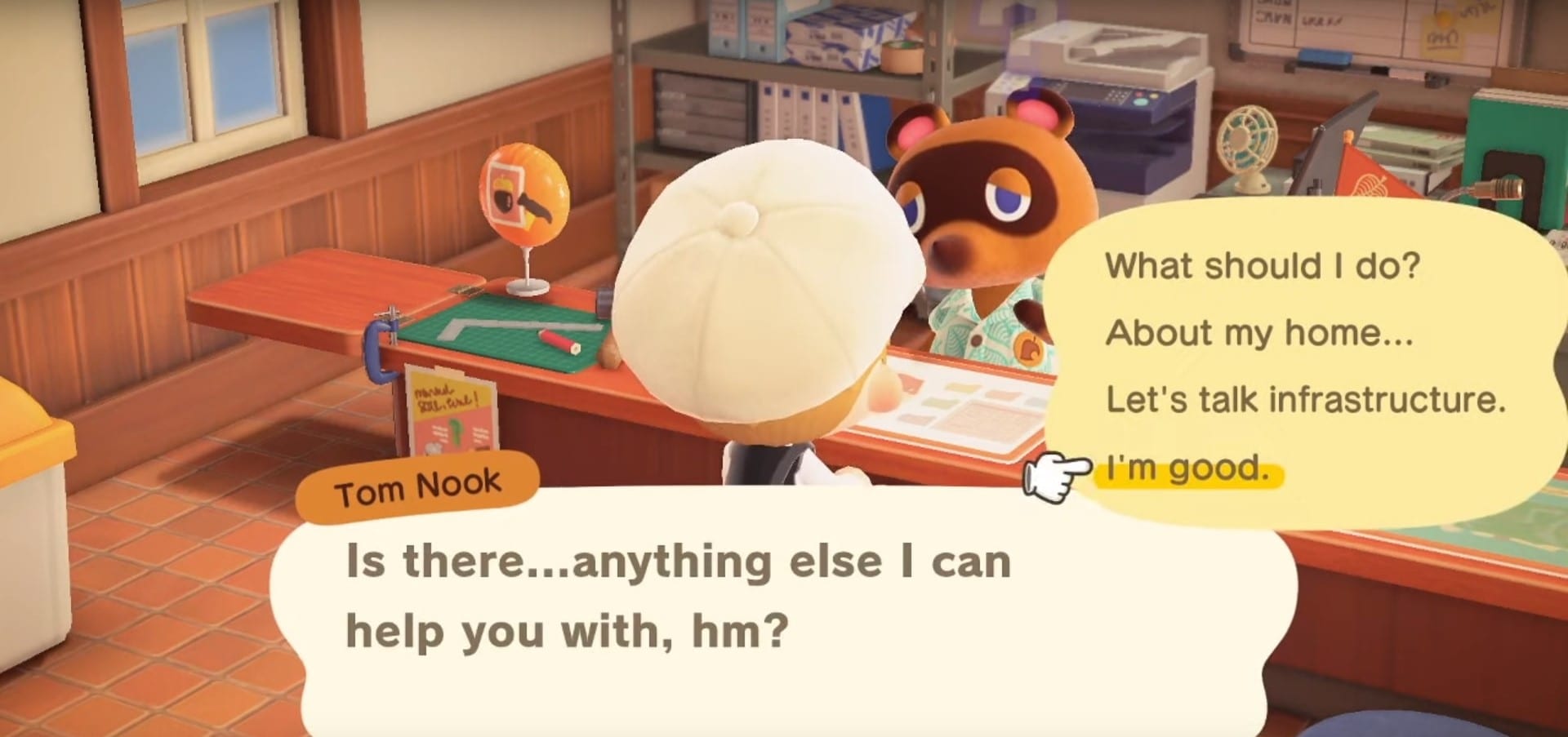 cambia il colore del tetto in Animal Crossing New Horizons