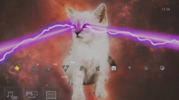 Tema dinamico del gatto laser