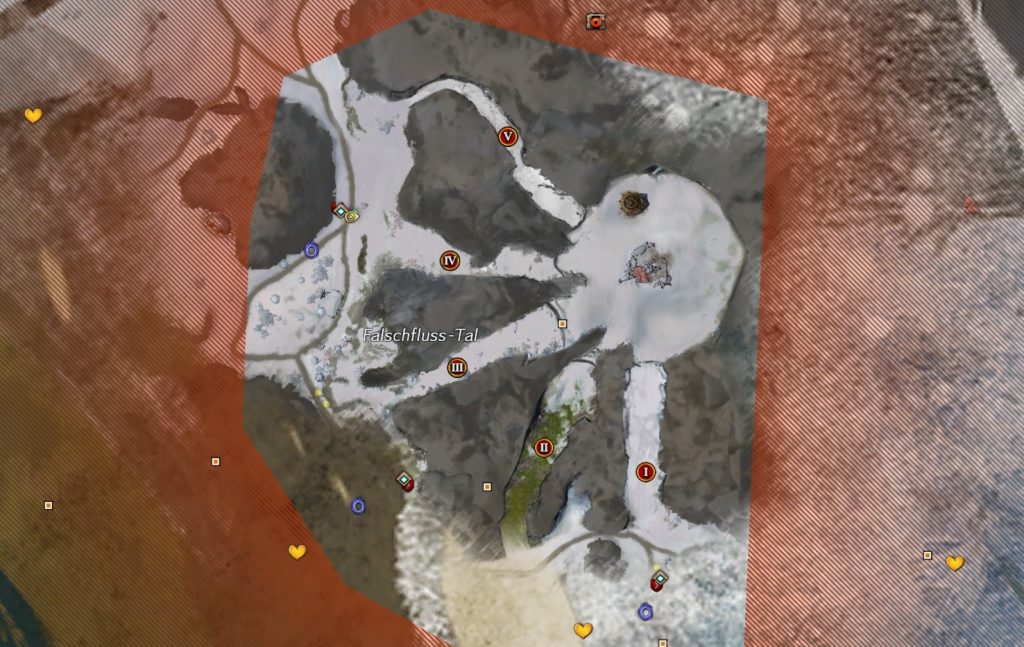 Mappa dei pupazzi di Guild Wars 2