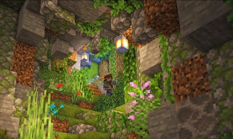 Aggiornamento grotte e scogliere di Minecraft