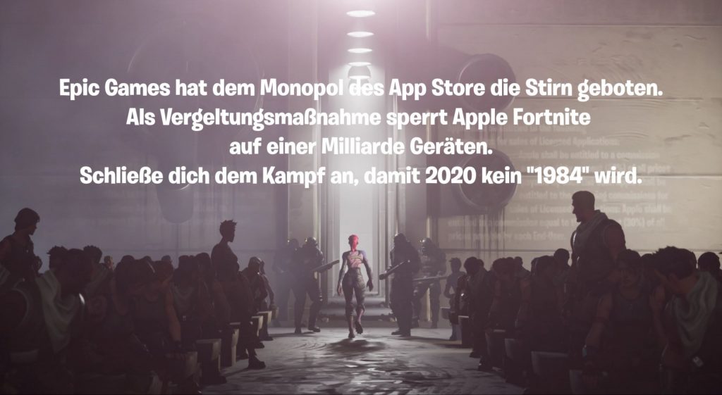 App-Store-Fortnite "classe =" pigro pigro nascosto wp-image-536168 "srcset =" http://dlprivateserver.com/wp-content/uploads/2020/08/1597407182_839_This-is-behind-Fortnite-1984-the-attack-on-Apple.jpg 1024w, https://images.mein-mmo .de /medien/2020/08/App-Store-Fortnite-300x164.jpg 300w, https://images.mein-mmo.de/medien/2020/08/App-Store-Fortnite-150x82.jpg 150w, https :/ /images.mein-mmo.de/medien/2020/08/App-Store-Fortnite-768x421.jpg 768w, https://images.mein-mmo.de/medien/2020/08/App-Store-Fortnite- 1536x841.jpg 1536w, https://images.mein-mmo.de/medien/2020/08/App-Store-Fortnite-2048x1122.jpg 2048w "data-lazy-size = "(larghezza massima: 1024px) 100vw, 1024px"> Epic chiede una rivolta contro Apple.</p>
<p>  La battaglia tra Epic e Apple preoccupa il mondo dei giochi da metà agosto.  Epic aveva iniziato l’attacco ad Apple nel gioco Fortnite con un video clip e lanciato una campagna sui social media.</p>
<p>  Epic ha utilizzato il famoso spot pubblicitario di Apple "1984".  Abbiamo spiegato cosa c’è dietro qui:</p>
<p>  Questo è dietro Fortnite 1984, l’attacco ad Apple e #FreeFortnite</p>
<p><!-- AI CONTENT END 1 --></div>
<p><!-- .entry-content /-->” post-extra-info=””/>
			</p>
</p></div>

		
		
			</div><!-- .entry-content .clear -->
</div>

	
</article><!-- #post-## -->


	        <nav class=