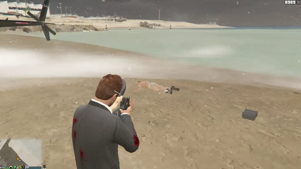 Valigia da spiaggia cadavere di GTA Online