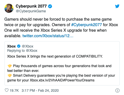 cyberpunk serie 2077 xbox x