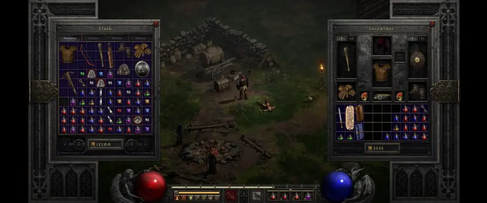 Le dimensioni dell'inventario di Diablo 2 sono aumentate