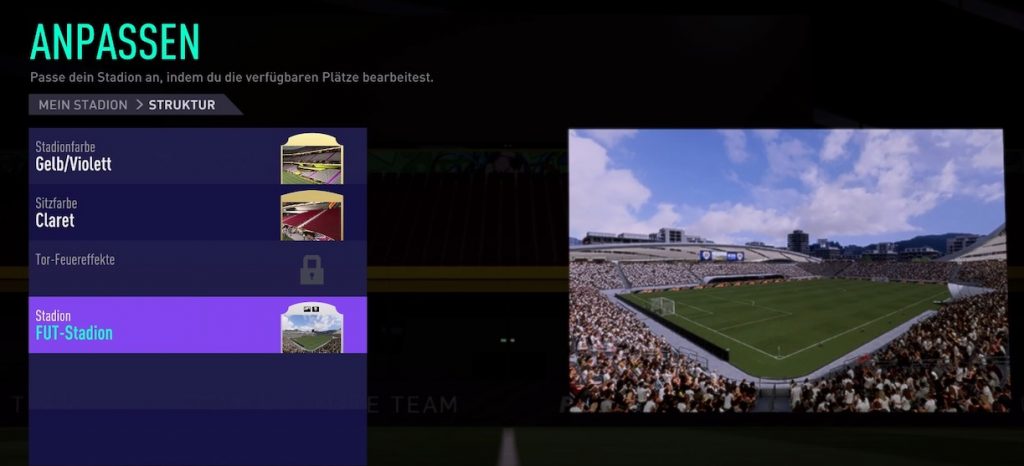 Stadio della modalità Carriera di FIFA 22