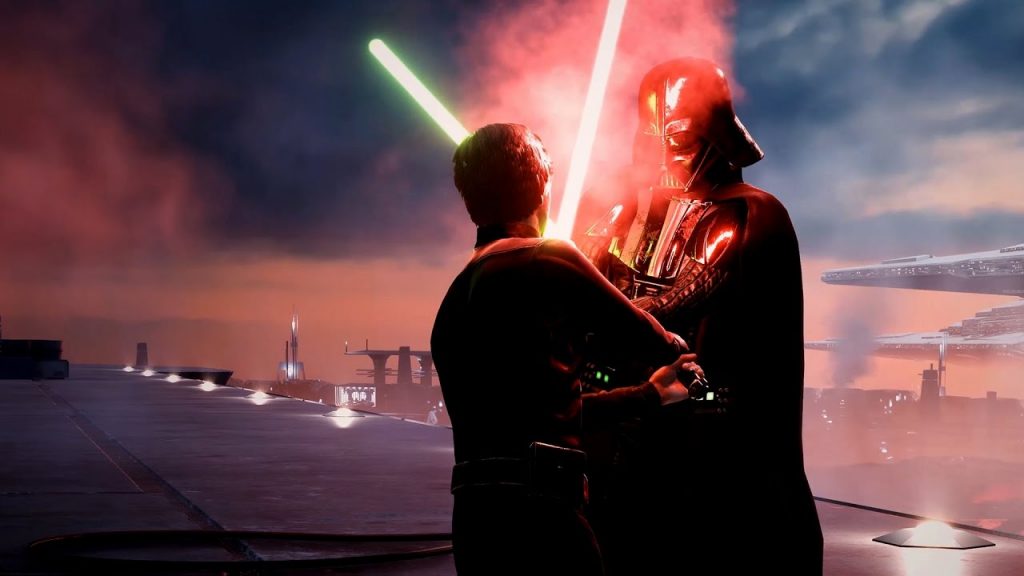 Battlefront 2 Luke contro Vader
