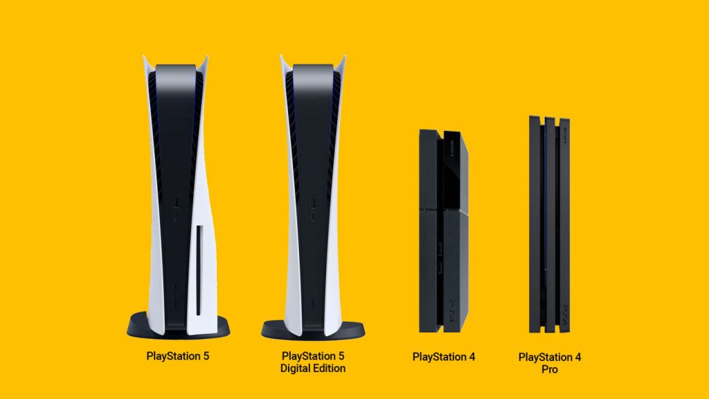 Dimensioni PS5 PS4