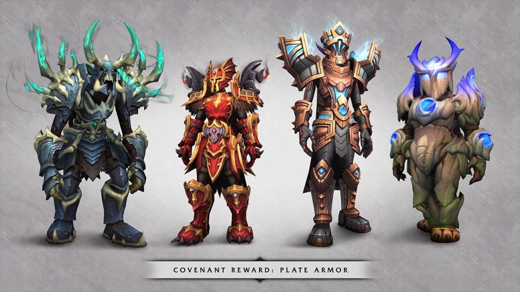 WoW Shadowlands Covenant Covenant Armor