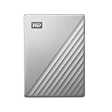Disco rigido esterno WD My Passport Ultra da 2 TB per Mac (archiviazione mobile, software WD Discovery, protezione con password, compatibile con Mac, facile da usare) argento