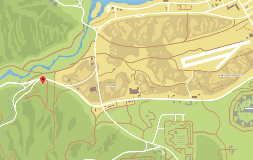 Mappa della Chiesa di GTA Online Treasure Hunt