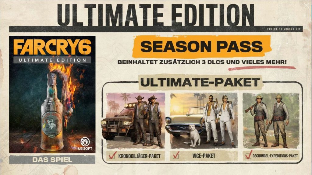 Contenuti di Far Cry 6 Ultimate Edition