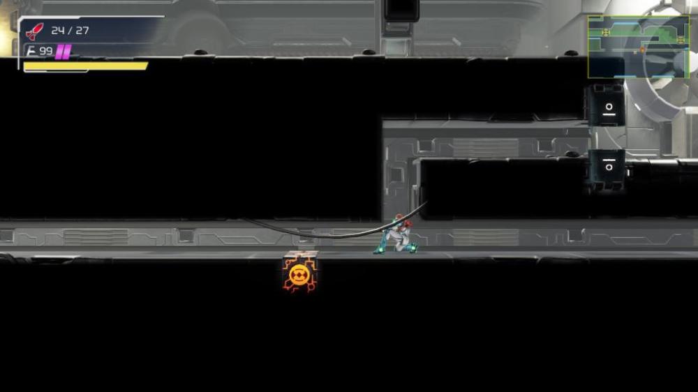 Metroid Dread Power Bomb Block