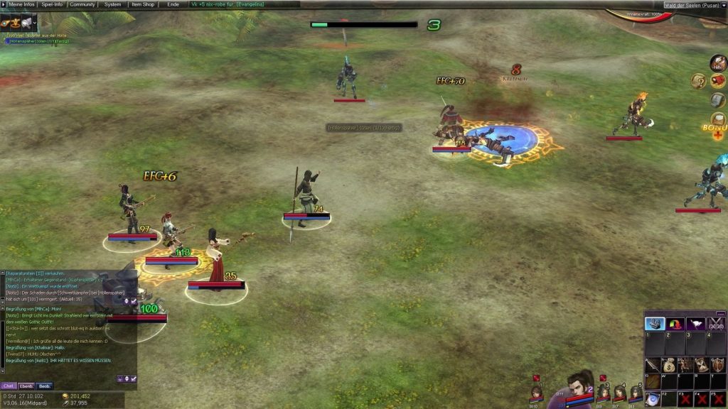 Screenshot del gioco online di Atlantica