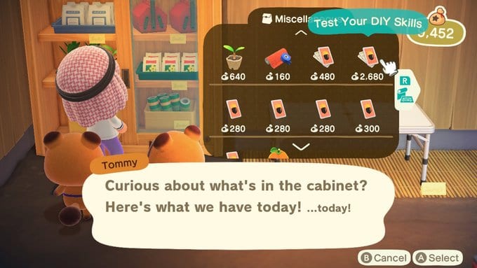 metti alla prova le tue abilità fai-da-te in Animal Crossing: New Horizons