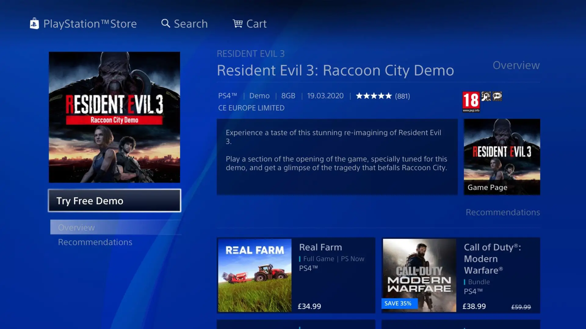 Come scaricare la demo di Resident Evil 3 su PC Xbox One PS4