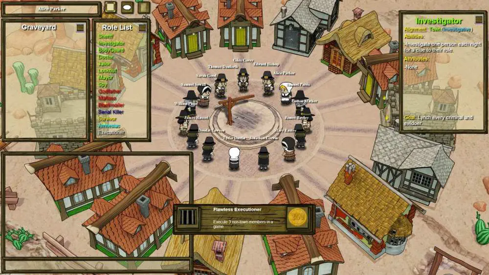 schermata iniziale della città di salem