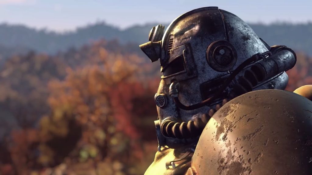 Casco per armatura atomica di Fallout 76