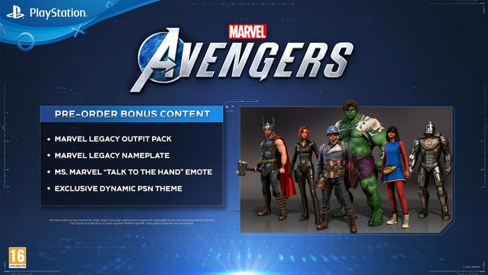 Riscatto del preordine DLC in Marvel's Avengers