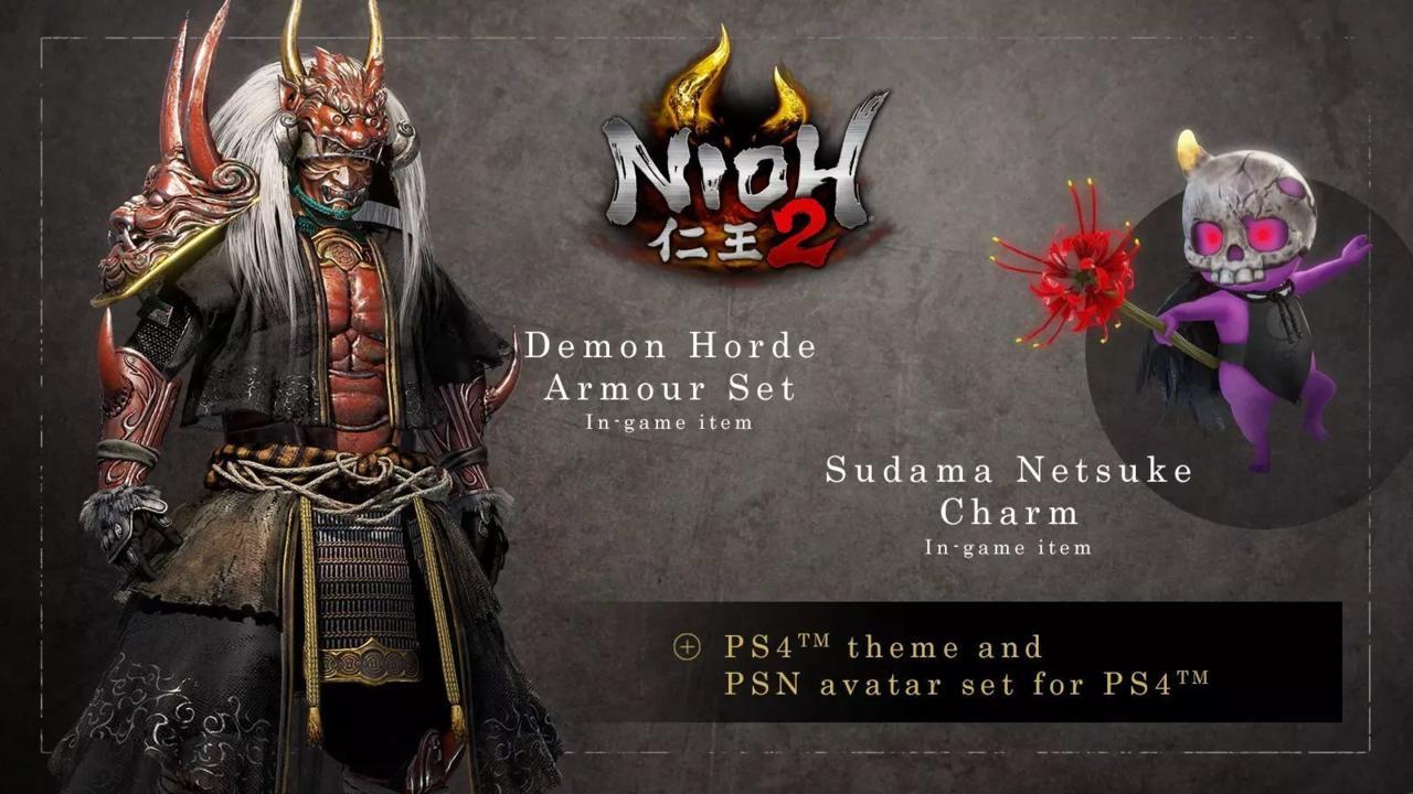 DLC per il preordine di Nioh 2