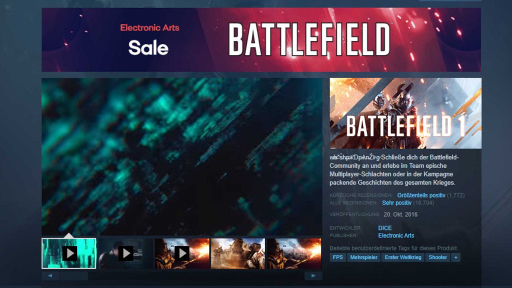 Battlefield 6 mostra un teaser su Steam