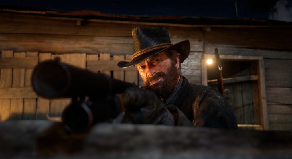 Fucile Arthur in modalità foto Red Dead Redemption 2