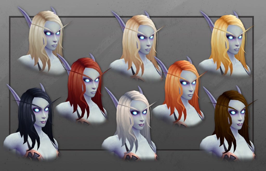 WoW Nuovi colori per capelli da elfo del vuoto