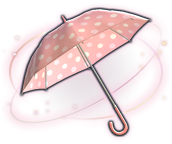 ffxiv parasole a pois rosa e bianco