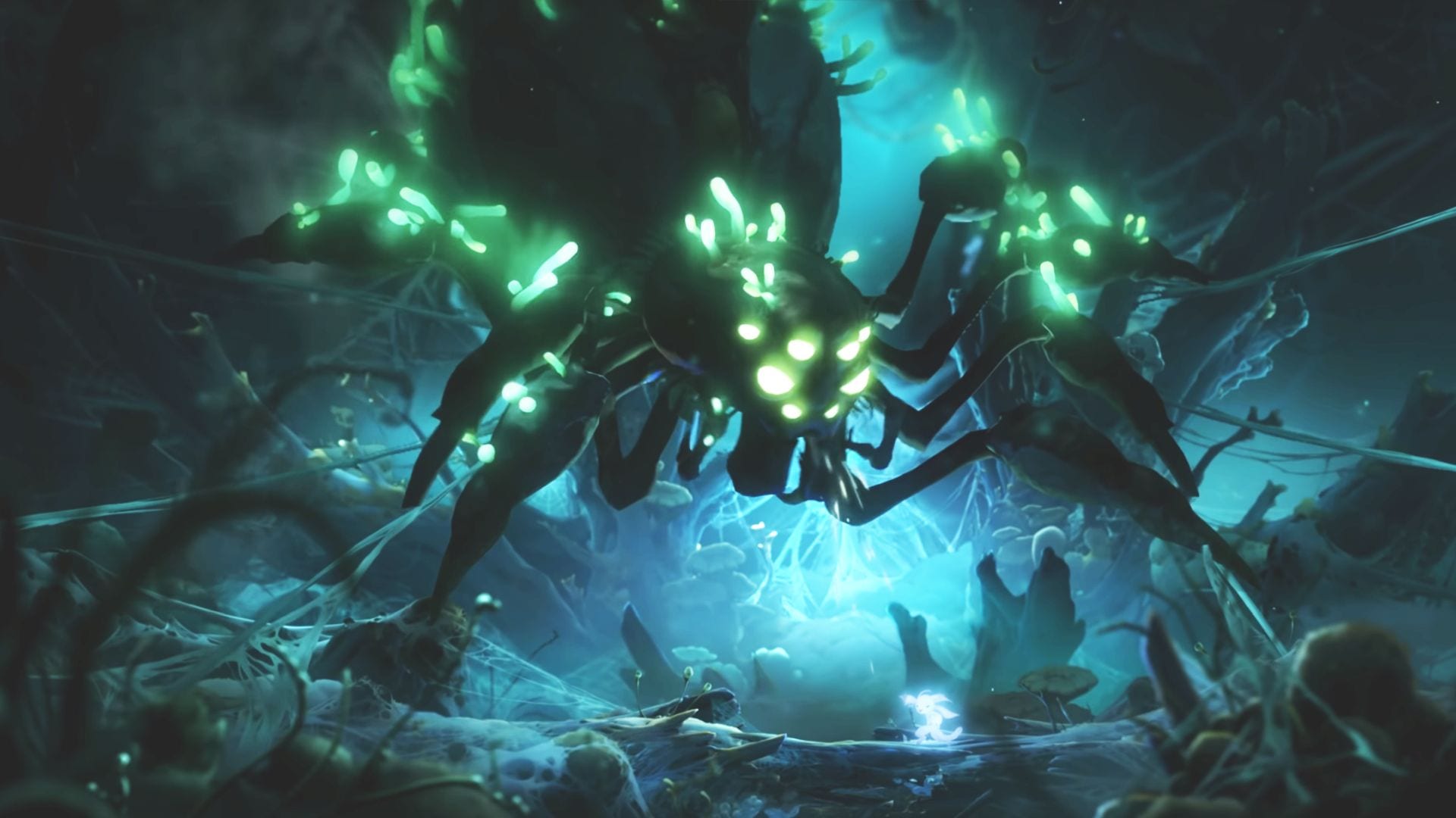 ori and the will of the mora boss fight spider mecha