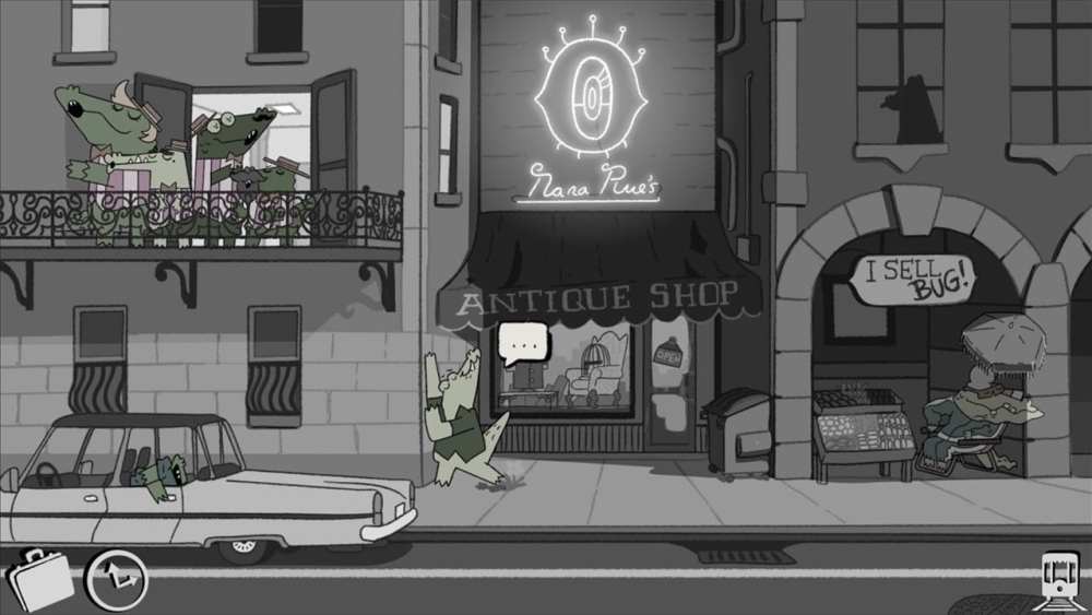 Successivamente, Alligator attende con un mondo animato completamente in 2D.