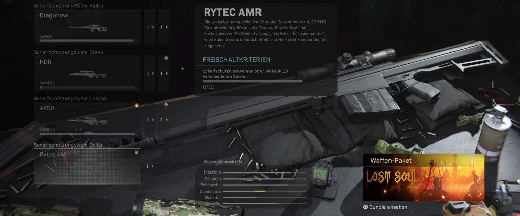 cod modern warfare warzone armi rytec amr loadout
