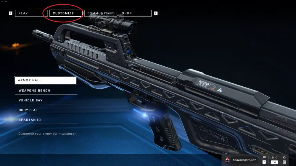 come personalizzare l'armatura in Halo Infinite