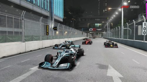 Azione F1 2019 a Singapore