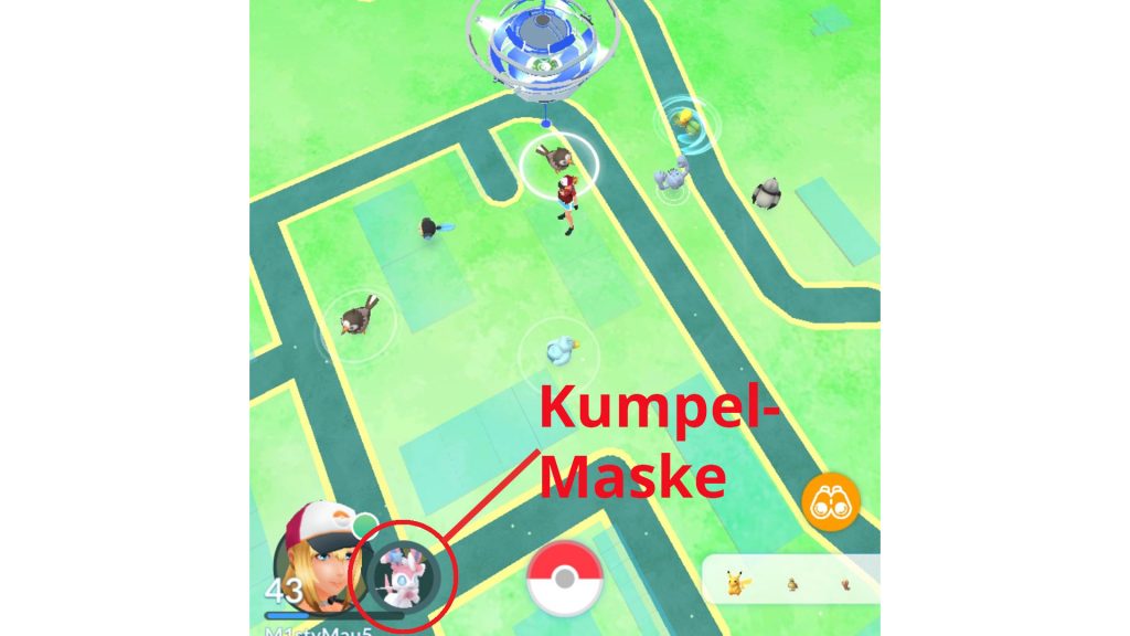 Pokémon GO: screenshot amico